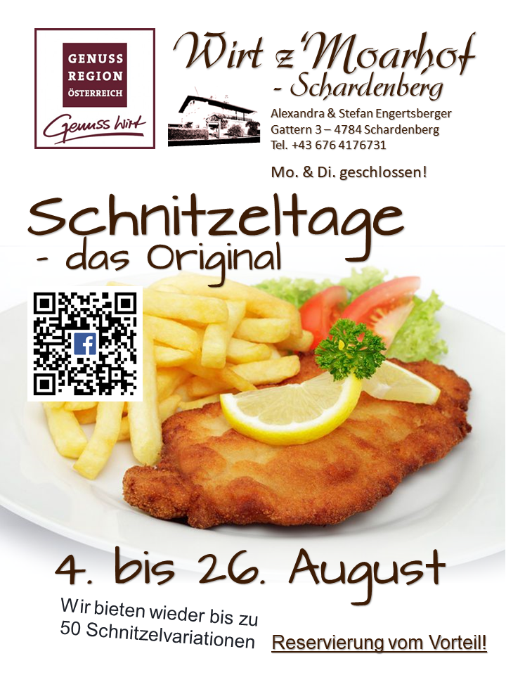 schnitzeltage 2018
